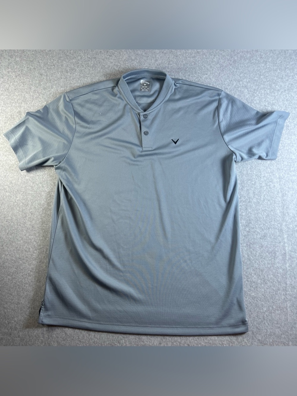 Men's Callaway Opti-Dri golf Grey Performance Polo Shirt size XL